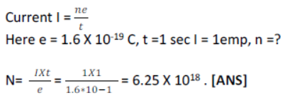 Numerical Problems and Notes Current Electricity ICSE Class 10 Physics