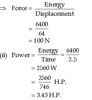 Previous Year Questions ICSE Class 10 Physics Work Energy And Power