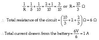 Previous Year Questions ICSE Class 10 Physics Current Electricity