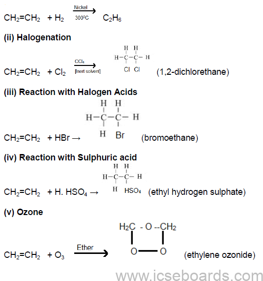 Notes For ICSE Class 10 Chemistry Organic Chemistry