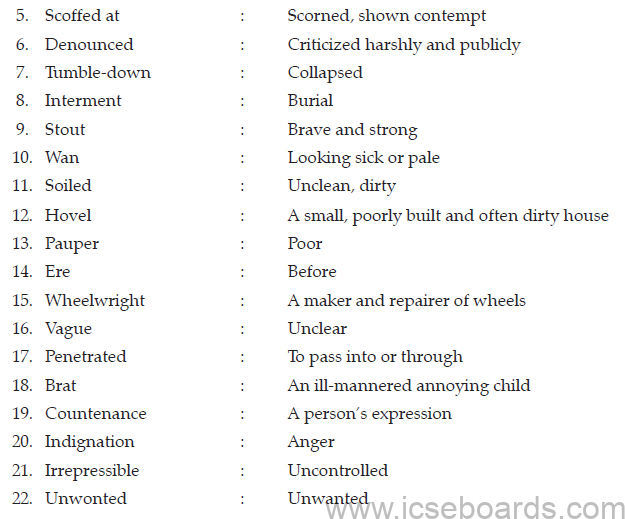 Angel in Disguise Summary ICSE Class 10 English