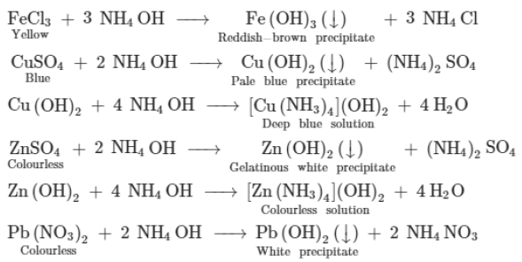 Notes For ICSE Class 10 Chemistry Analytical Chemistry
