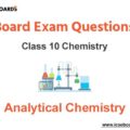 Analytical Chemistry ICSE Class 10 Chemistry