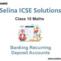 Selina ICSE Class 10 Maths Solutions Chapter 2 Banking Recurring Deposit ...