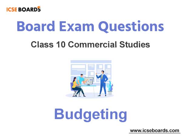 Budgeting ICSE Class 10 notes