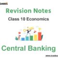 Central Banking ICSE Economics Class 10