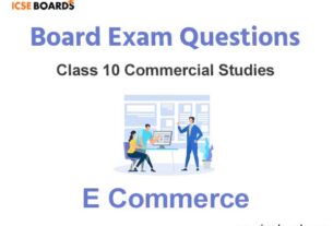 E Commerce ICSE Class 10 Notes