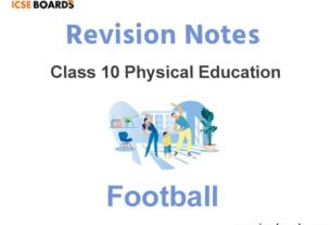 Physical Education Class 10 ICSE Football