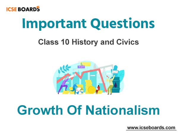 growth of nationalism class 10 icse