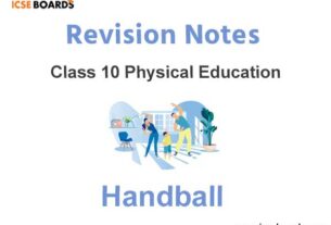 Physical Education Class 10 ICSE Handball