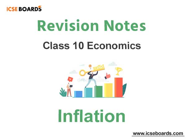 Inflation ICSE Economics Class 10