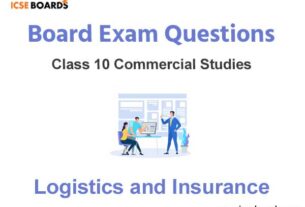 Logistics and Insurance ICSE Class 10 Notes