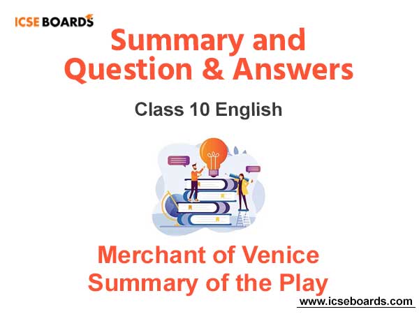 Merchant of Venice Summary of the Play