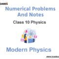 Modern Physics ICSE Class 10 Physics