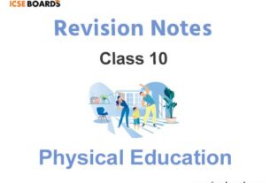 ICSE Class 10 Physical Education Notes