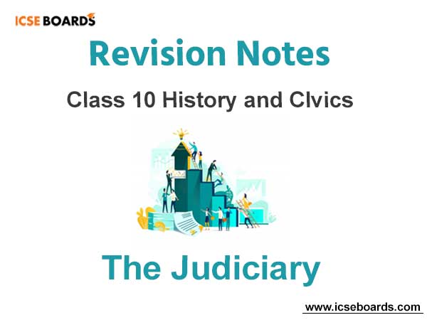 The Judiciary ICSE Class 10 Civics