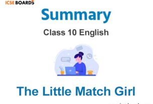 The Little Match Girl Summary ICSE