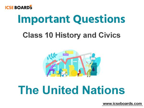 The United Nations ICSE Class 10 Questions