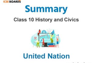 United Nation Class 10 ICSE notes