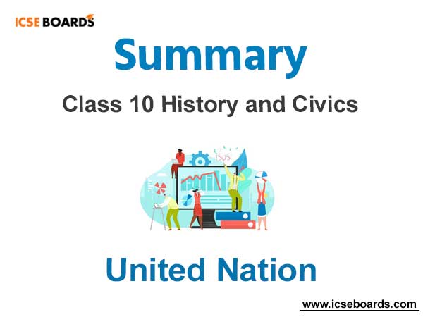 United Nation Class 10 ICSE notes