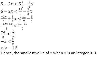 Selina ICSE Class 10 Maths Solutions Chapter 4 Linear Inequations In One Variable