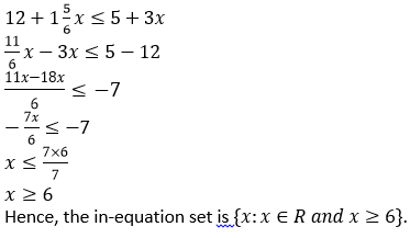 Selina ICSE Class 10 Maths Solutions Chapter 4 Linear Inequations In One Variable