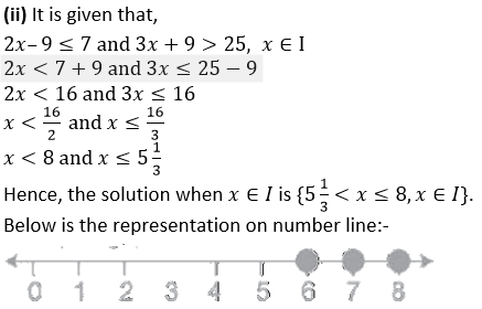 Selina ICSE Class 10 Maths Solutions Chapter 4 Linear Inequations In One Variable