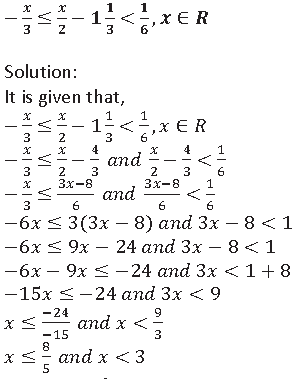 Selina ICSE Class 10 Maths Solutions Chapter 4 Linear Inequations In One Variable