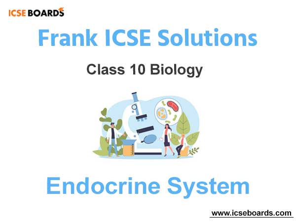 Frank ICSE Class 10 Biology Solutions Chapter 10 Endocrine System