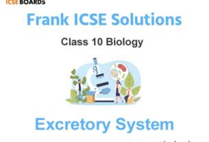 Frank ICSE Class 10 Biology Solutions Chapter 8 Excretory System