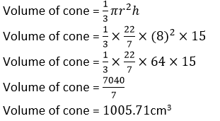 Selina ICSE Class 10 Maths Solutions Chapter 20 Cylinder Cone And Sphere Surface Area Volume