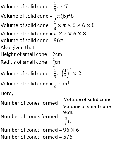 Selina ICSE Class 10 Maths Solutions Chapter 20 Cylinder Cone And Sphere Surface Area Volume