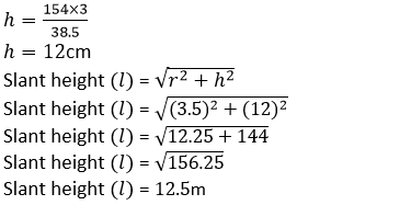 Selina ICSE Class 10 Maths Solutions Chapter 20 Cylinder Cone And Sphere Surface Area Volume