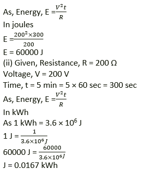 Selina ICSE Class 10 Physics Solutions Chapter 8 Current Electricity